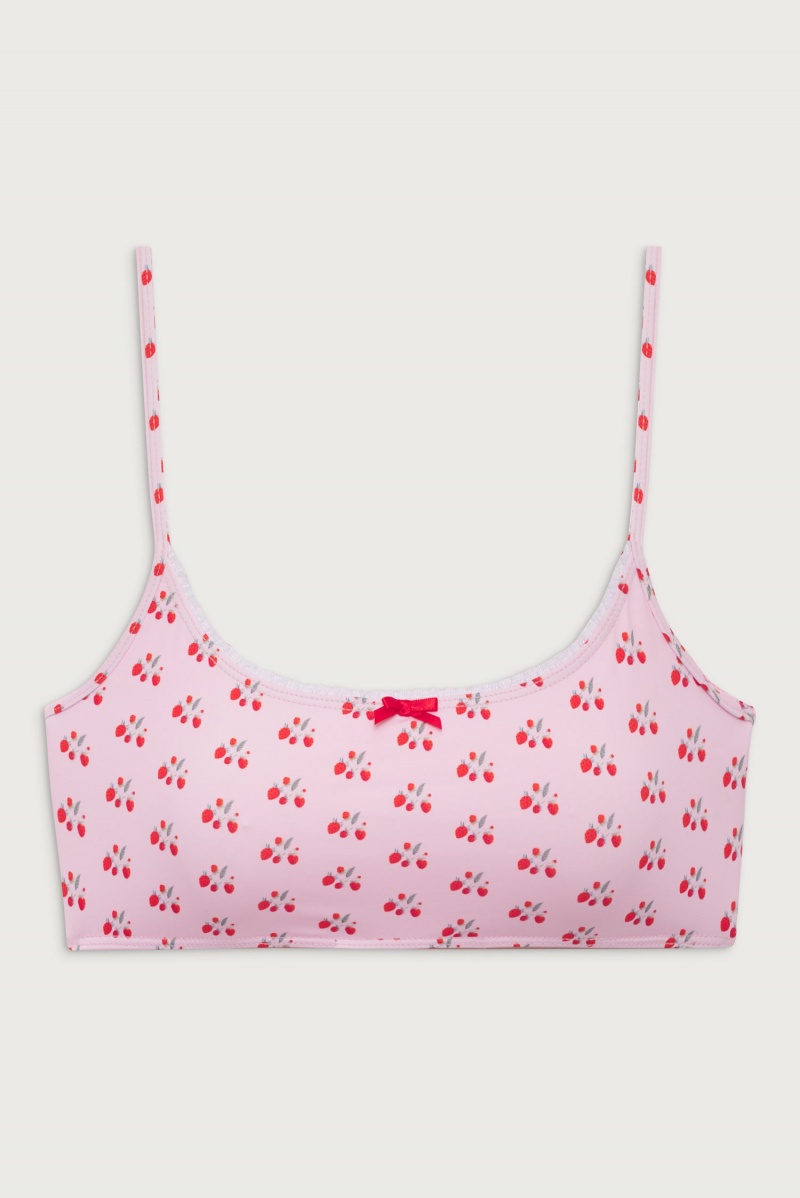 Baby Berry Frankies Bikinis Dallas Bralette Bikini Top | 65732-VEDB