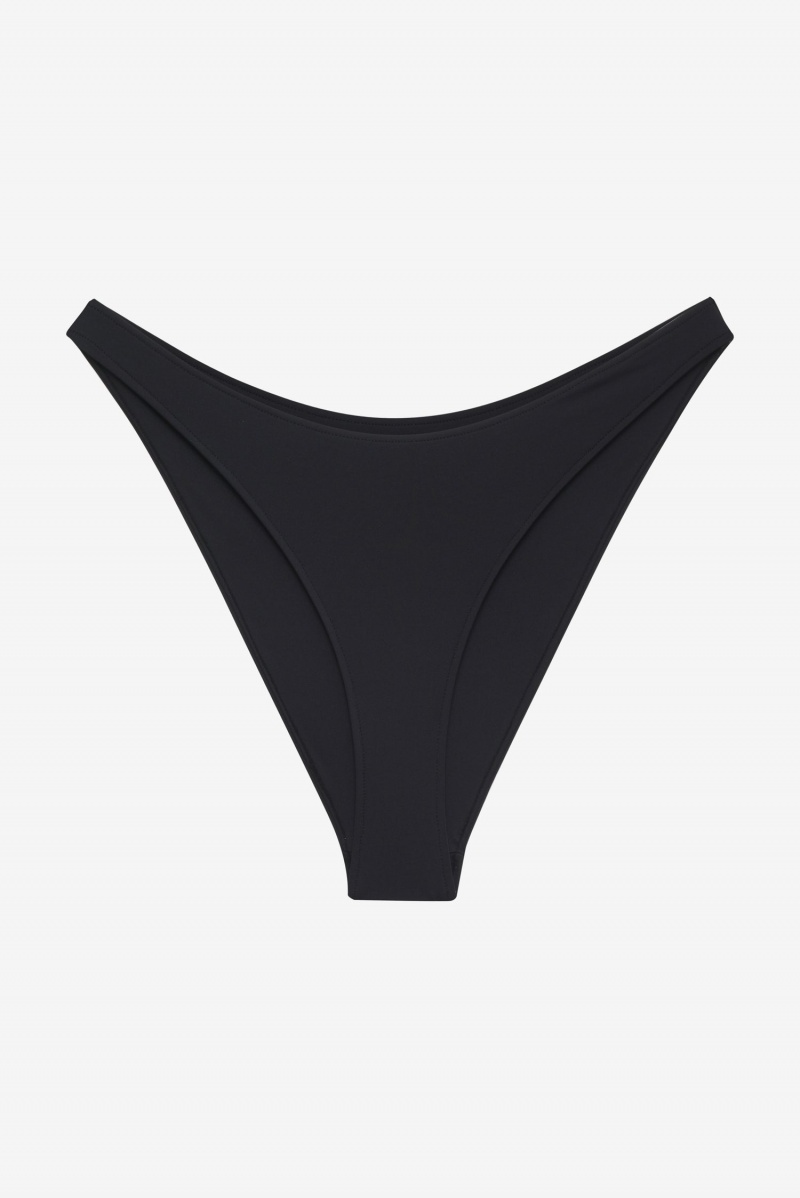 Black Frankies Bikinis Dove Classic Bikini Bottom | 69302-BGYC