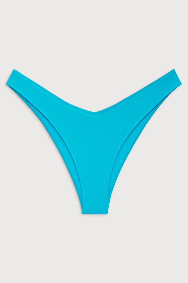 Morning Blue Frankies Bikinis Enzo Cheeky Bikini Bottom | 47259-VQES