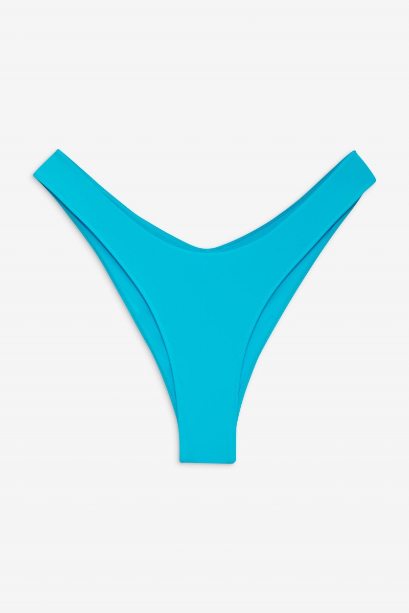 Morning Blue Frankies Bikinis Katarina Cheeky Bikini Bottom | 73895-NQKZ