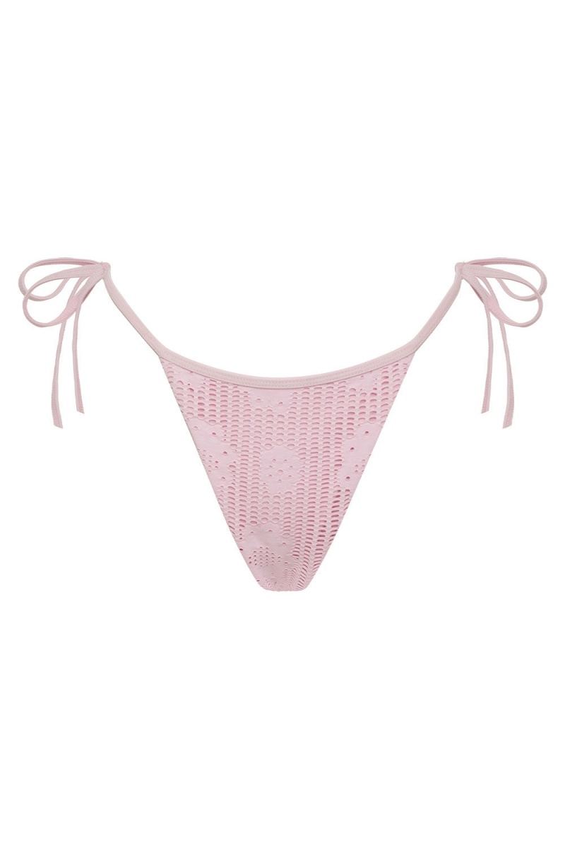 Pink Dream Frankies Bikinis x PAMELA ANDERSON Venice Cheeky Bikini Bottom | 64021-PWLD