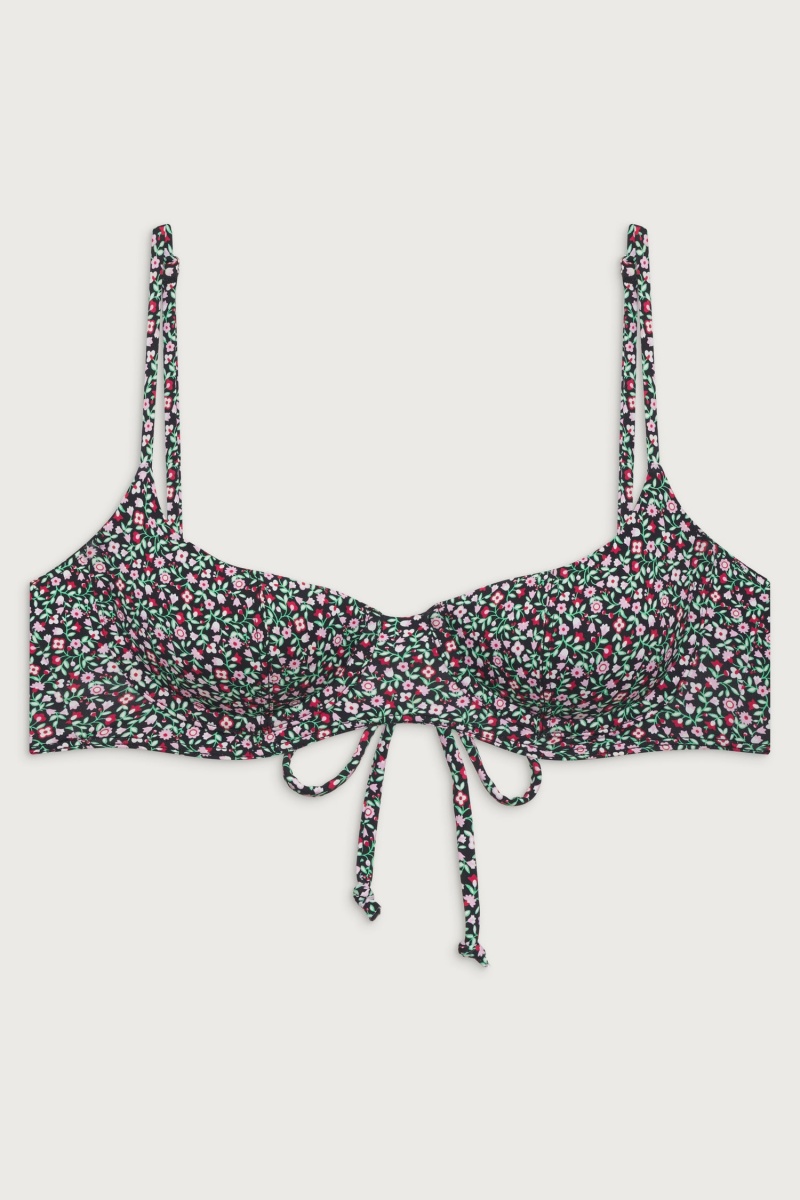 Summer Nights Frankies Bikinis Cola Underwire Balconette Bikini Top | 10387-PULY