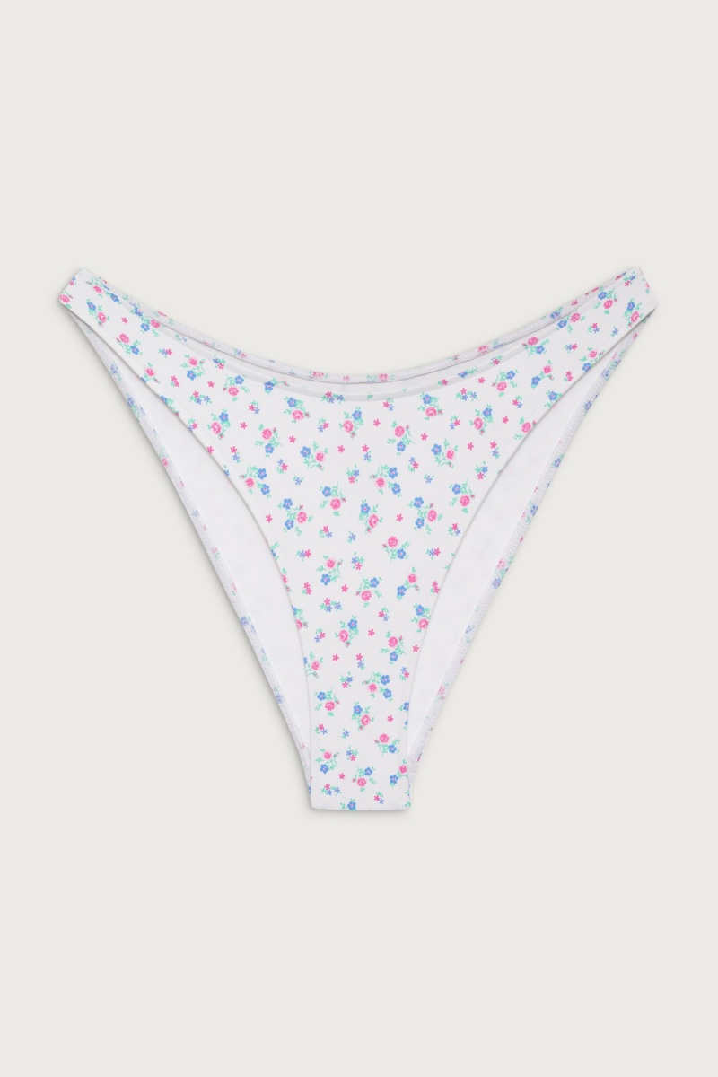 Sweet Meadow Frankies Bikinis Dove Classic Bikini Bottom | 46392-GZBQ